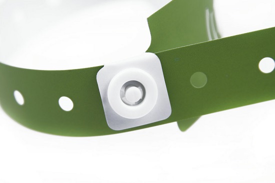 Adjustable Disposable Paper Wristband 