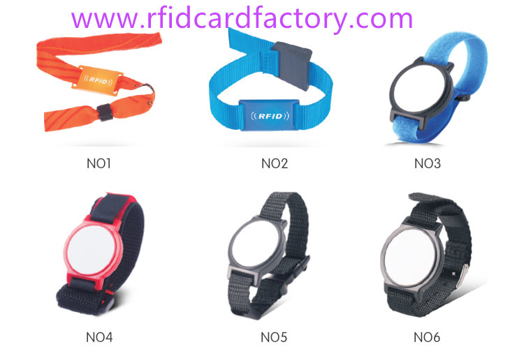 Disposable Nylon Fabric RFID Wristbands