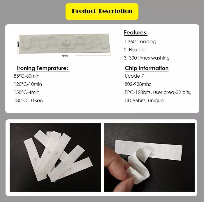 Etiqueta RFID de tecido
