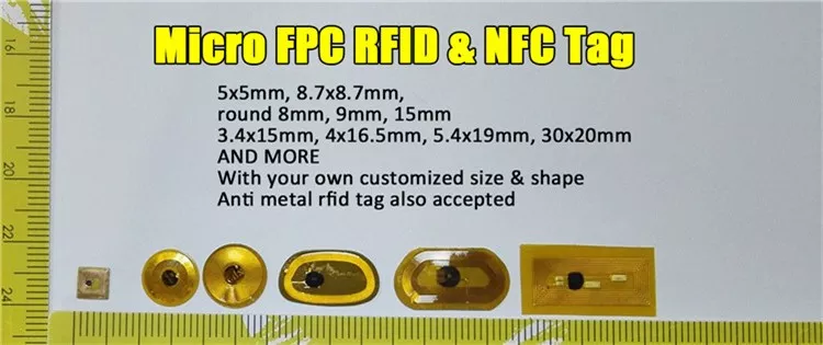 Etiquetas RFID FPC flexíveis