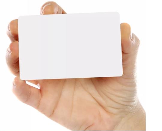 Cartão PVC de controle de acesso RFID