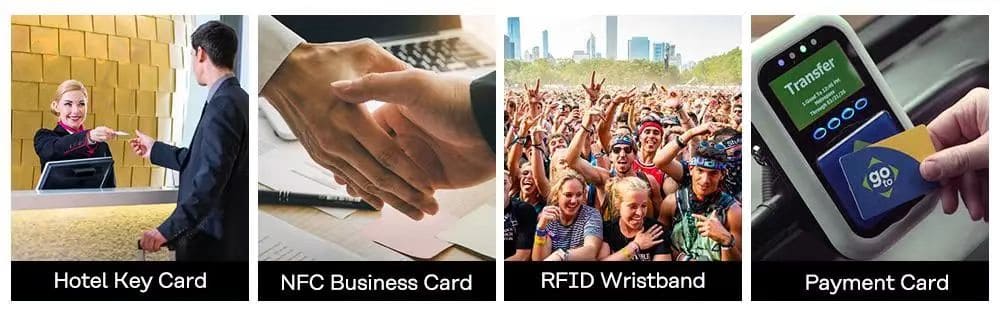 Cartões-chave RFID para hotel
