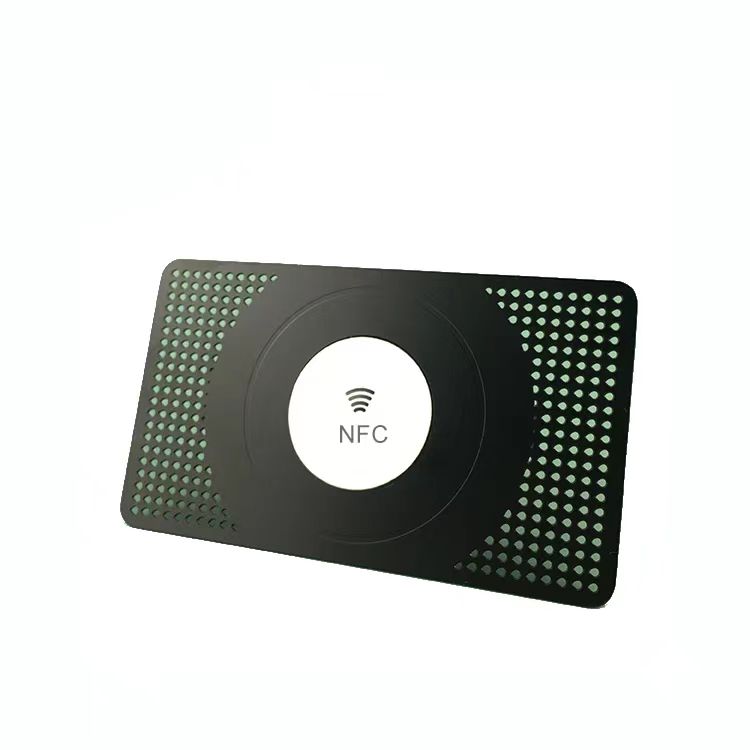 Cartões de visita NFC metálicos