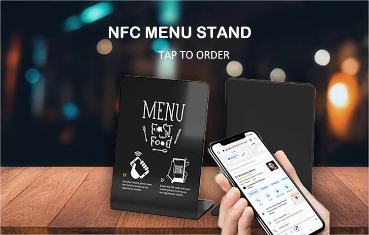 Suporte de menu NFC