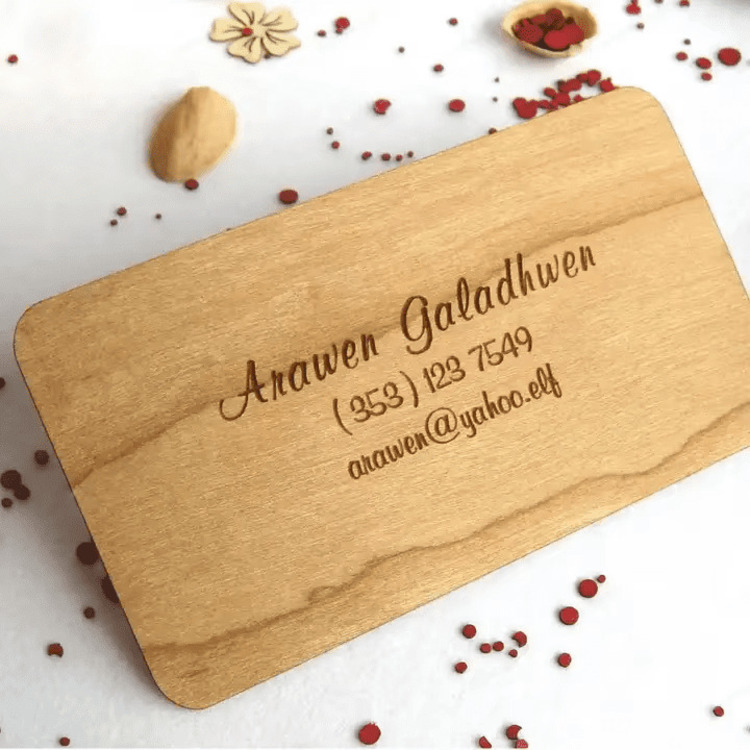 Eco-Friendly Wooden Hotel Card with RFID