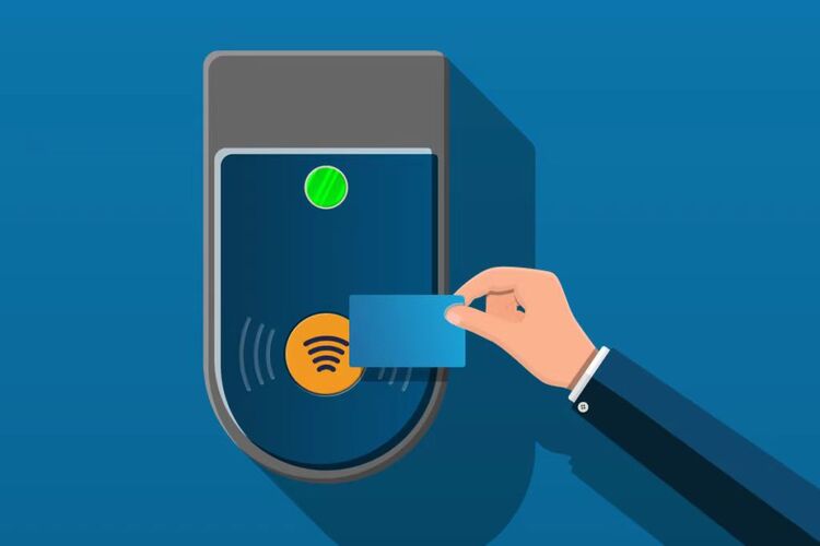 RFID card for access control