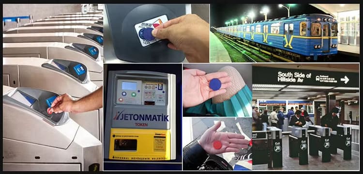 13.56MHz Rfid Metro Tickets