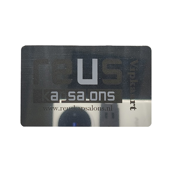 RFID silver mirror card
