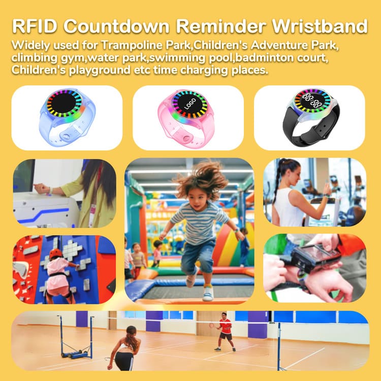 Rechargeable LED Time Management Bracelet