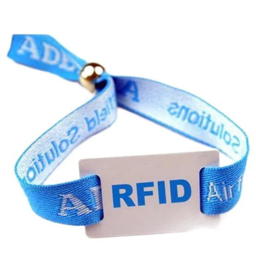 RFID fabric wristband in festival