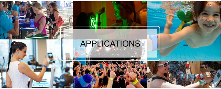 applications of RFID silicone bracelet