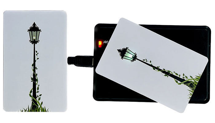 RFID card with LED
