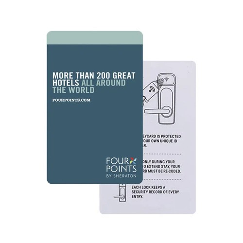 Cartões-chave de hotel RFID personalizados Ultralight EV1 para sistemas de fechadura Salto, Hilton, IGH, Onity