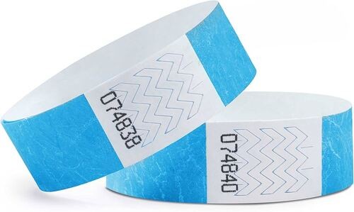 Pulseiras Tyvek personalizadas com impressão RFID para parques de diversão