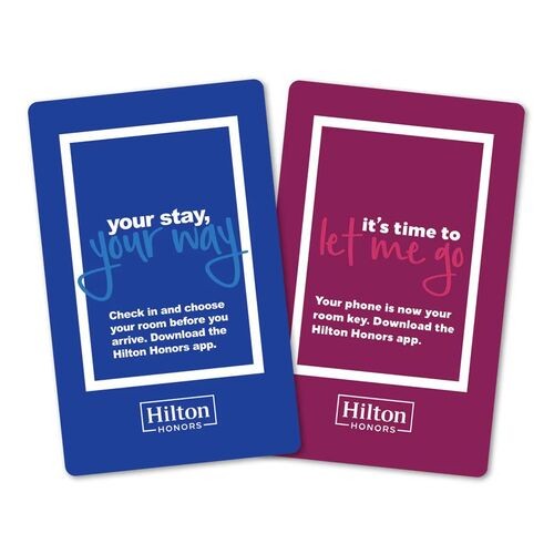 Cartões-chave de quarto de hotel com impressão RFID personalizada