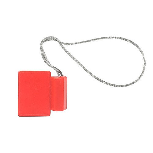 Etiqueta de vedação de parafuso de recipiente de arame de aço inoxidável galvanizado de alta segurança à prova de violação Etiqueta de abraçadeira de cabo UHF