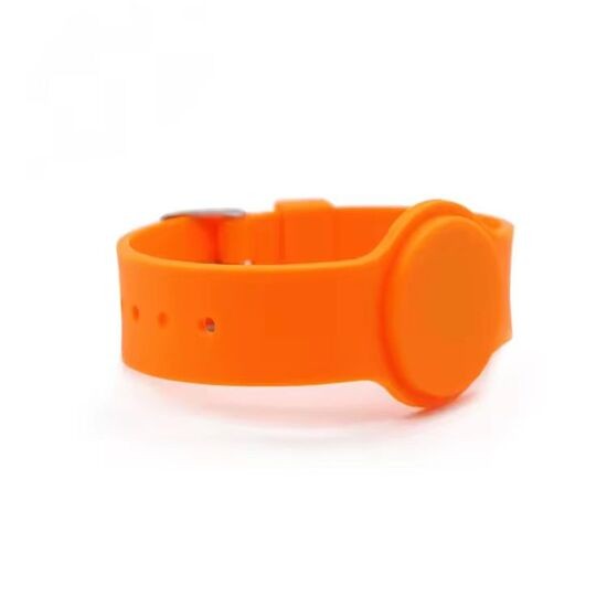 Pulseira de silicone NFC RFID à prova d'água de 13,56 MHz para parque aquático