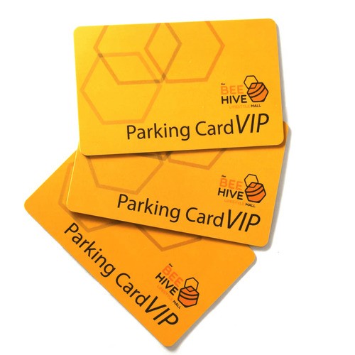 Cartão de membro de luxo personalizado RFID VIP com relevo