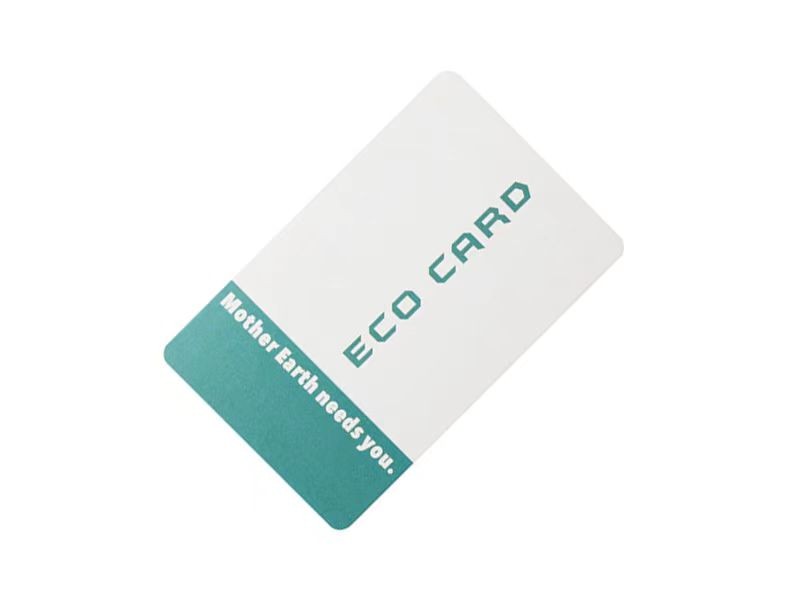 Cartão de papel biológico ecológico com chip RFID