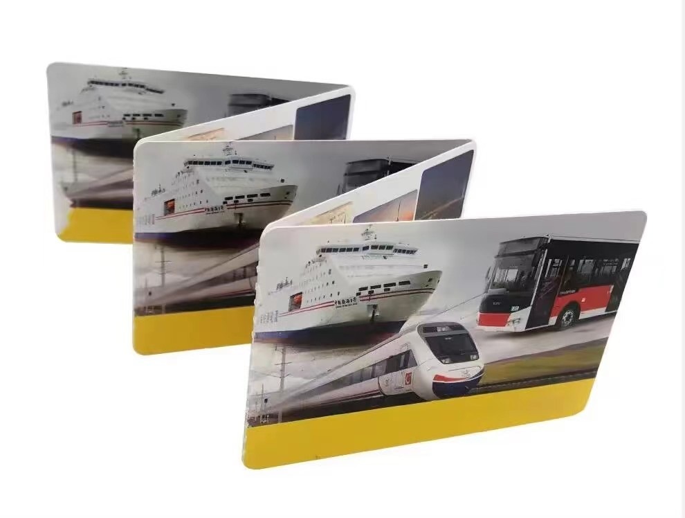 Bilhete de papel RFID personalizado para ônibus/trem/zoológico Bilhete de transporte NFC