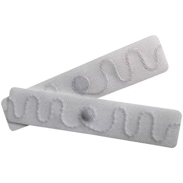 Etiqueta de linho RFID, tecido uniforme, etiqueta de lavanderia UHF RFID lavável têxtil
