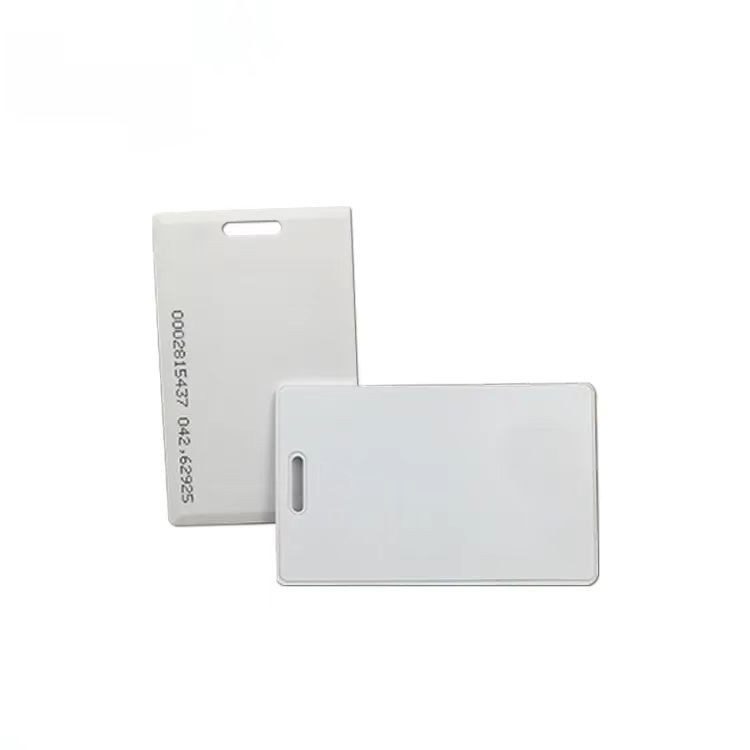 Cartão RFID grosso, cartão-chave de hotel tipo concha, cartão RFID inteligente ABS
