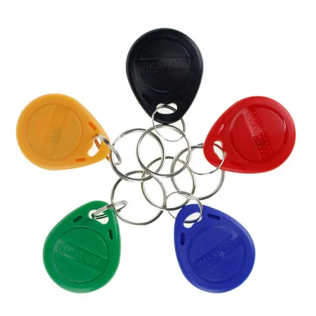 Chaveiro RFID à prova d'água LF TK4100, 125 kHz, t5557