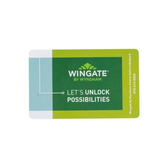 Novo material 100% de degradação Bio PVC Cartão plástico Cartão biodegradável Cartão ecológico Bio Cartões