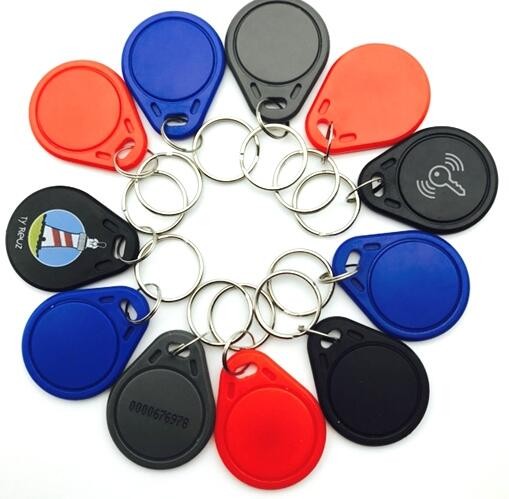 Chaveiro ABS RFID 13,56 MHz NFC para sistema de controle de acesso
