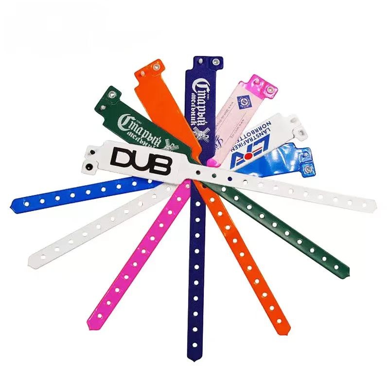 Pulseira de identificação descartável de PVC RFID UHF para hospital de bebês impressa