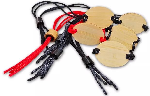 Pulseira de madeira RFID com alça para ingressos de eventos com impressão personalizada mais vendida