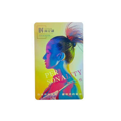Cartão de plástico RFID impresso personalizado de alta qualidade e mais vendido no atacado