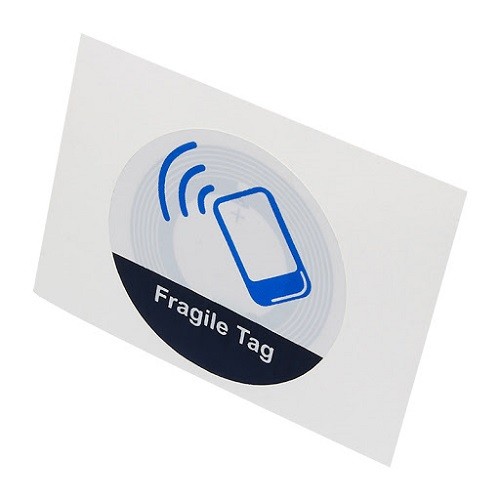 Etiqueta RFID frágil à prova de violação de 13,56 MHz e 860 MHz
