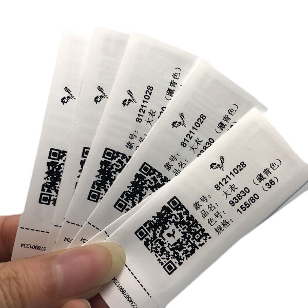 Etiqueta RFID para roupas UHF passiva programável para tecido/têxtil