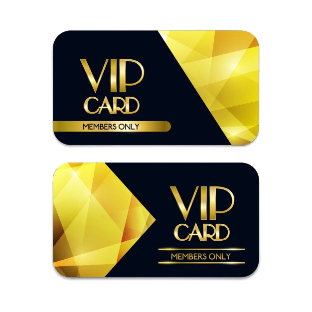 Cartão VIP Diamante com Impressão Personalizada