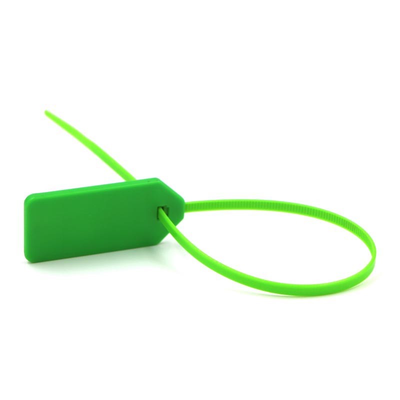 Etiquetas de vedação de cabo RFID de plástico UHF com fecho de correr e Alien H3
