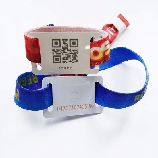 Pulseiras de tecido inteligentes RFID NFC