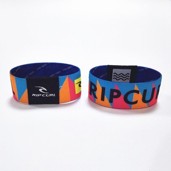 Pulseira RFID de tecido elástico trançado LF