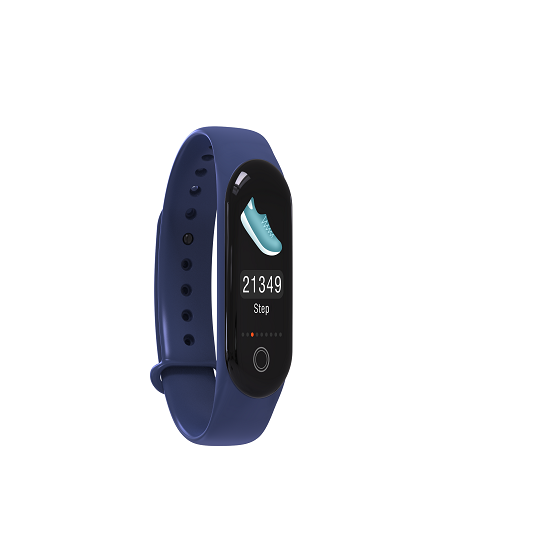 Relógio inteligente fitness com RFID NFC e teste de frequência cardíaca