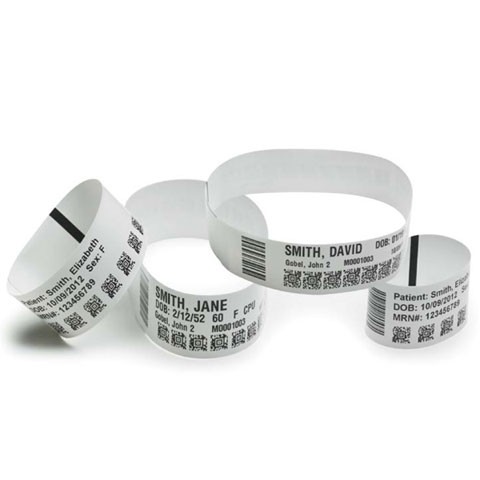 Pulseira de papel descartável para impressão térmica para uso médico com chip FM1108