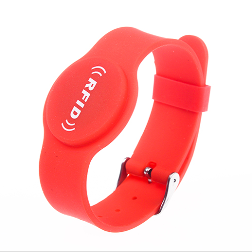 Pulseira RFID passiva FM11RF08 ajustável e reutilizável em cores brilhantes