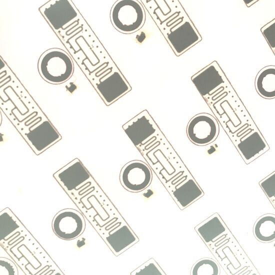 Inlay de PVC de dupla frequência RFID para cartões