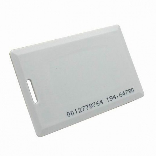 Chip RFID T5577 125KHz ID Clamshell Cartão Grosso para Controle de Acesso