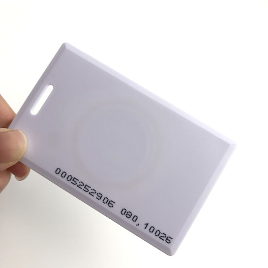 Cartão RFID Clamshell LF de material ABS colorido de 125 Khz