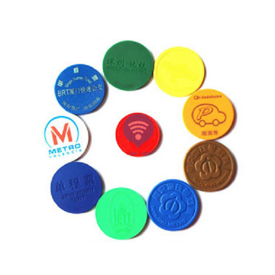 Token de moeda Metro à prova d'água RFID