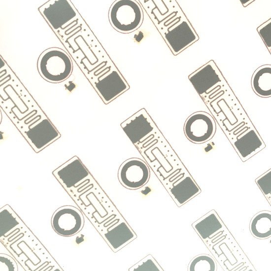 Folha de incrustação RFID UHF de dupla frequência de 13,56 MHz
