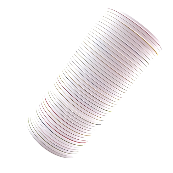 Token de borda redonda inteligente de PVC RFID à prova d'água 125khz 13,56MHz