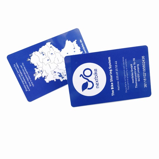 Impressão 4C de cartões RFID LF de 125 KHZ com chip 5577