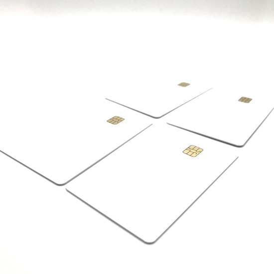 Cartões inteligentes com chip de contato plástico padrão ISO7816 4442
