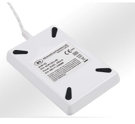 Leitor de cartão inteligente sem contato NFC RFID de 13,56 MHz ACR122U